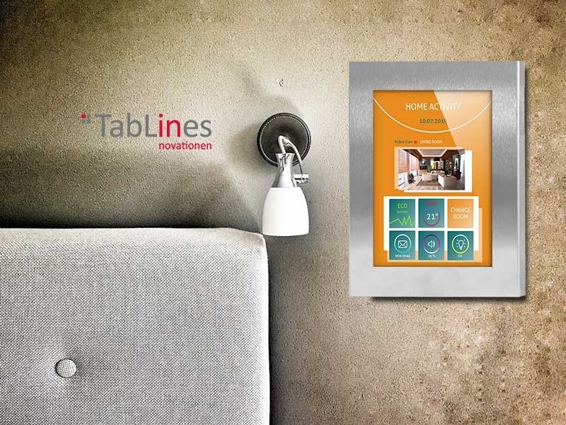 TabLines TSG009E Tablet Schutzgehäuse für Apple iPad Mini 1/2/3 Smart Home Anwendung