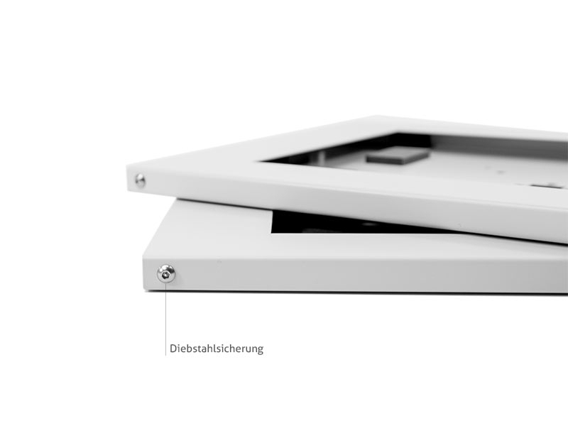 TabLines TSG058S Tablet Schutzgehäuse für Apple iPad Pro 11, silber Diebstahlsicherung