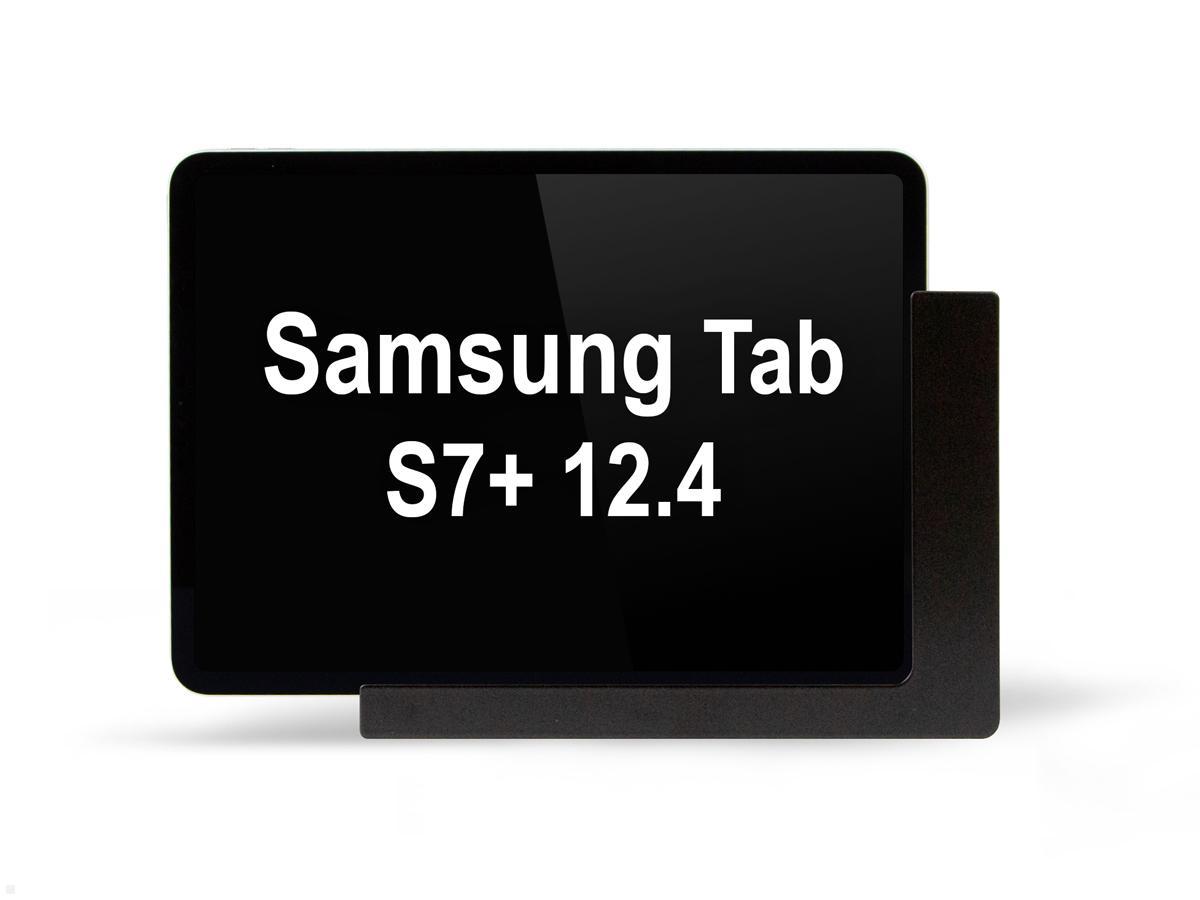 TabLines TWP008B Wandhalterung für Samsung Tab S7+ 12.4, schwarz