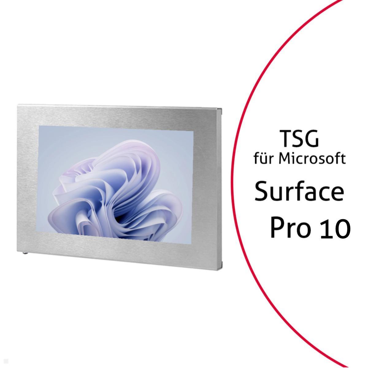 TabLines TSG107E Tablet Schutzgehäuse für Microsoft Surface Pro 10, Edelstahl