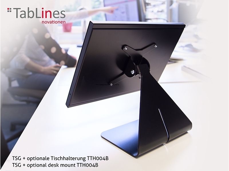 TabLines TSG031B Tablet Schutzgehäuse für Apple iPad Pro 12.9 im Büro