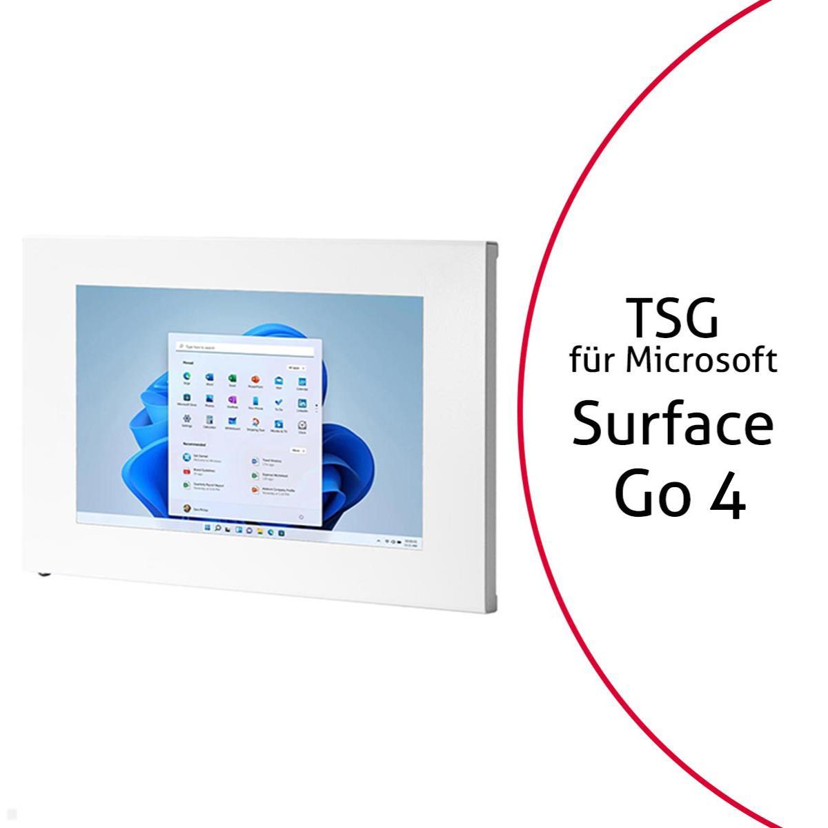 TabLines TSG106W Tablet Schutzgehäuse für Microsoft Surface Go 4, weiß