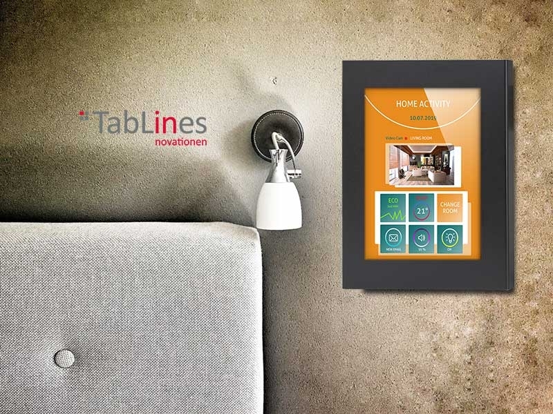 TabLines TSG006B Tablet Schutzgehäuse für Samsung Tab 3 8.0, schwarz Smart Home