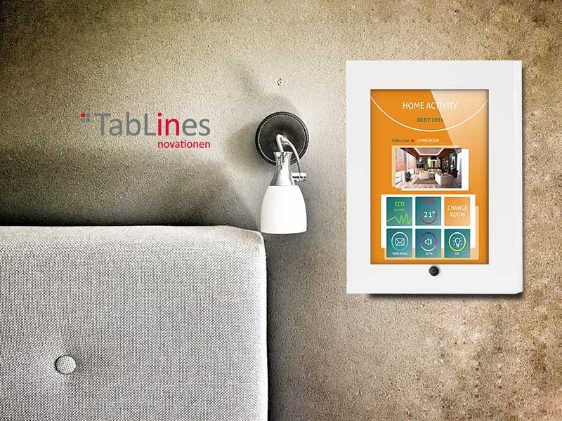 TabLines TSG035W Tablet Schutzgehäuse für Apple iPad Pro 9.7 - HB Smart Home Anwendung