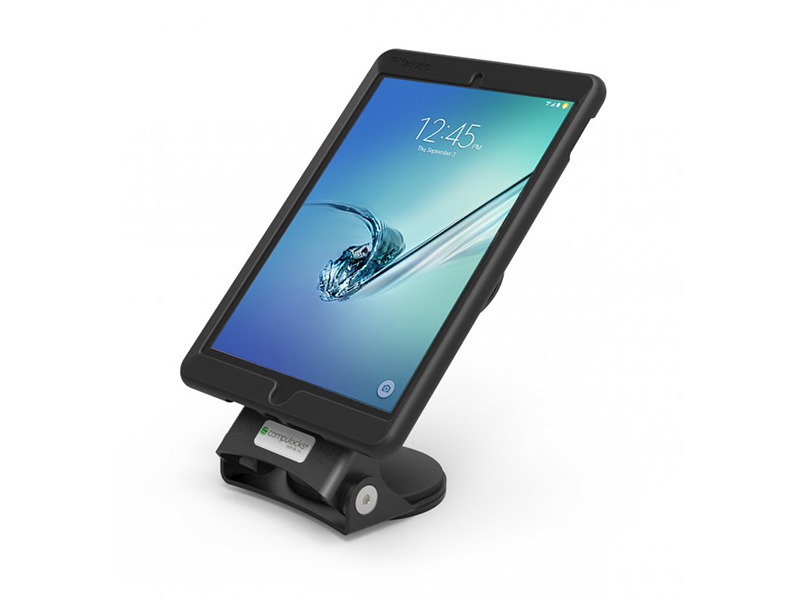 Compulocks Grip & Dock Tablet Handschlaufe mit Tischhalter, neigbar verstellbar