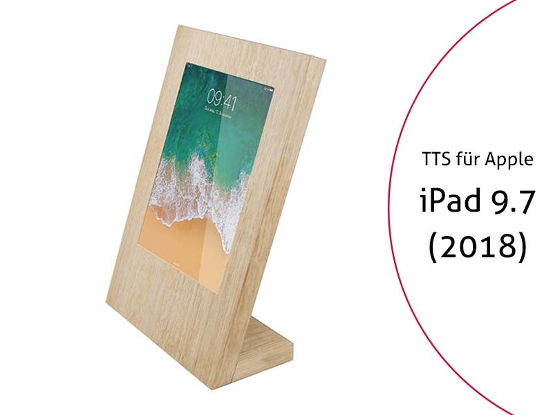 TabLines TTS043 Tablet Tischständer Apple iPad 9.7 (2018), Eiche