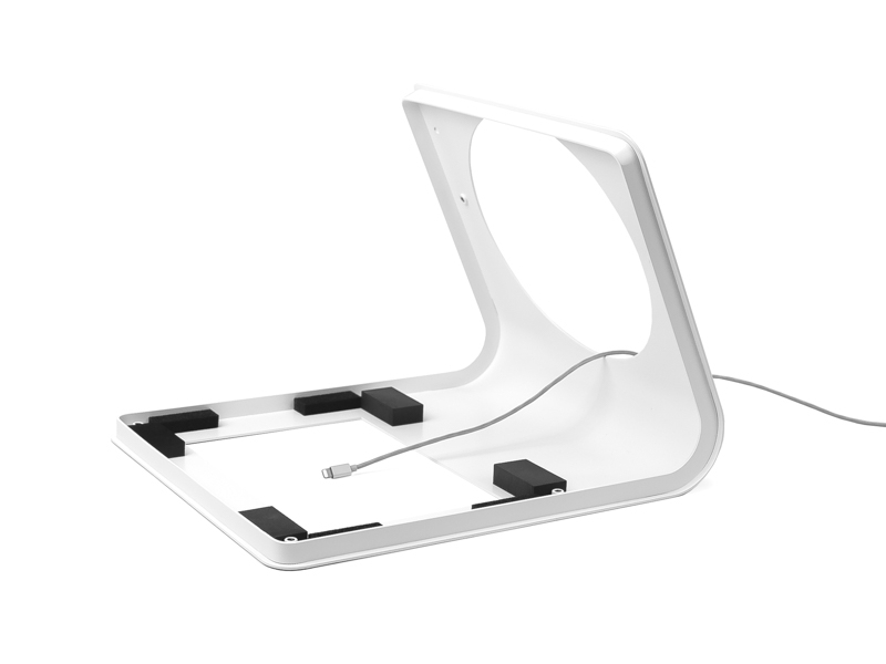 TabLines TTS067 Design Tablet Stand für Apple iPad Air 10.5 (3. Gen.) integrierte Kabelführung