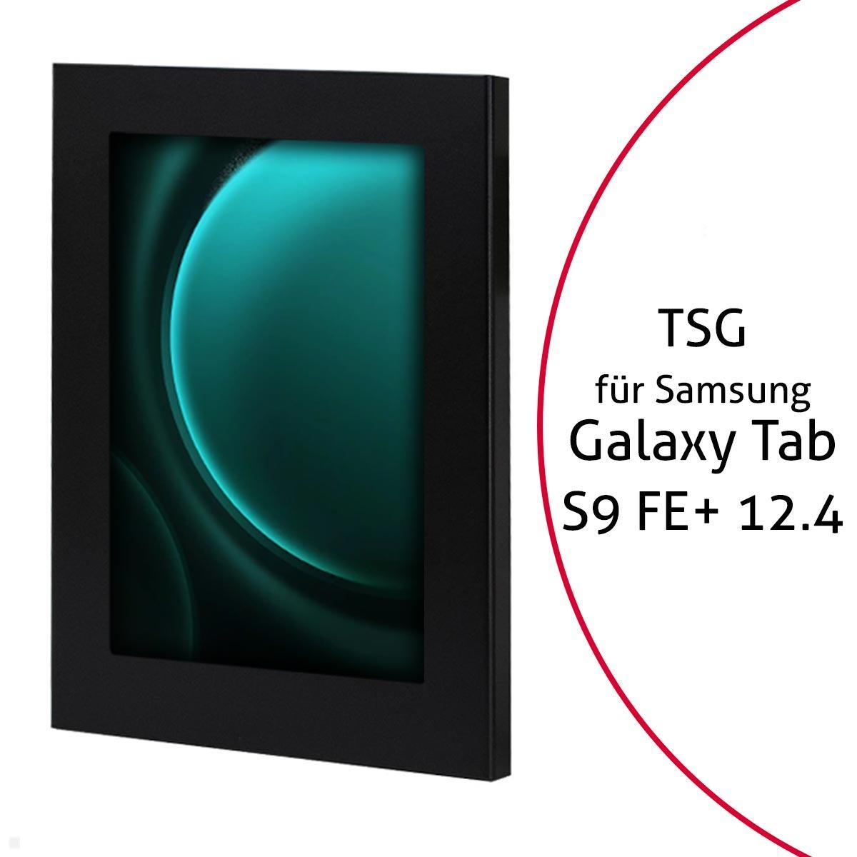 TabLines TSG097B Tablet Schutzgehäuse für Samsung Tab S9 FE+ 12.4, schwarz