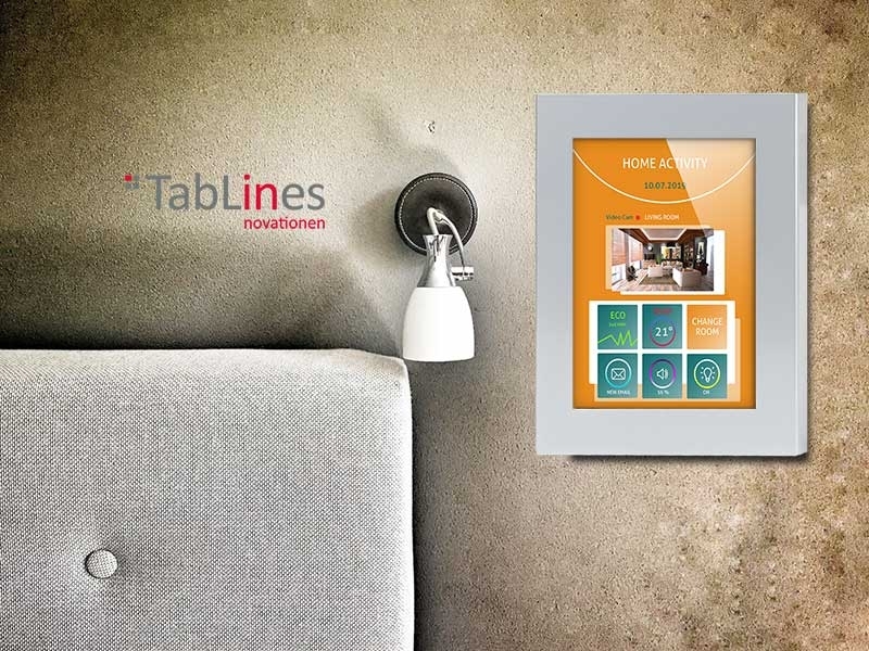 TabLines TSG045S Tablet Schutzgehäuse für Apple iPad Pro 10,5Zoll, silber Smart Home Anwendung