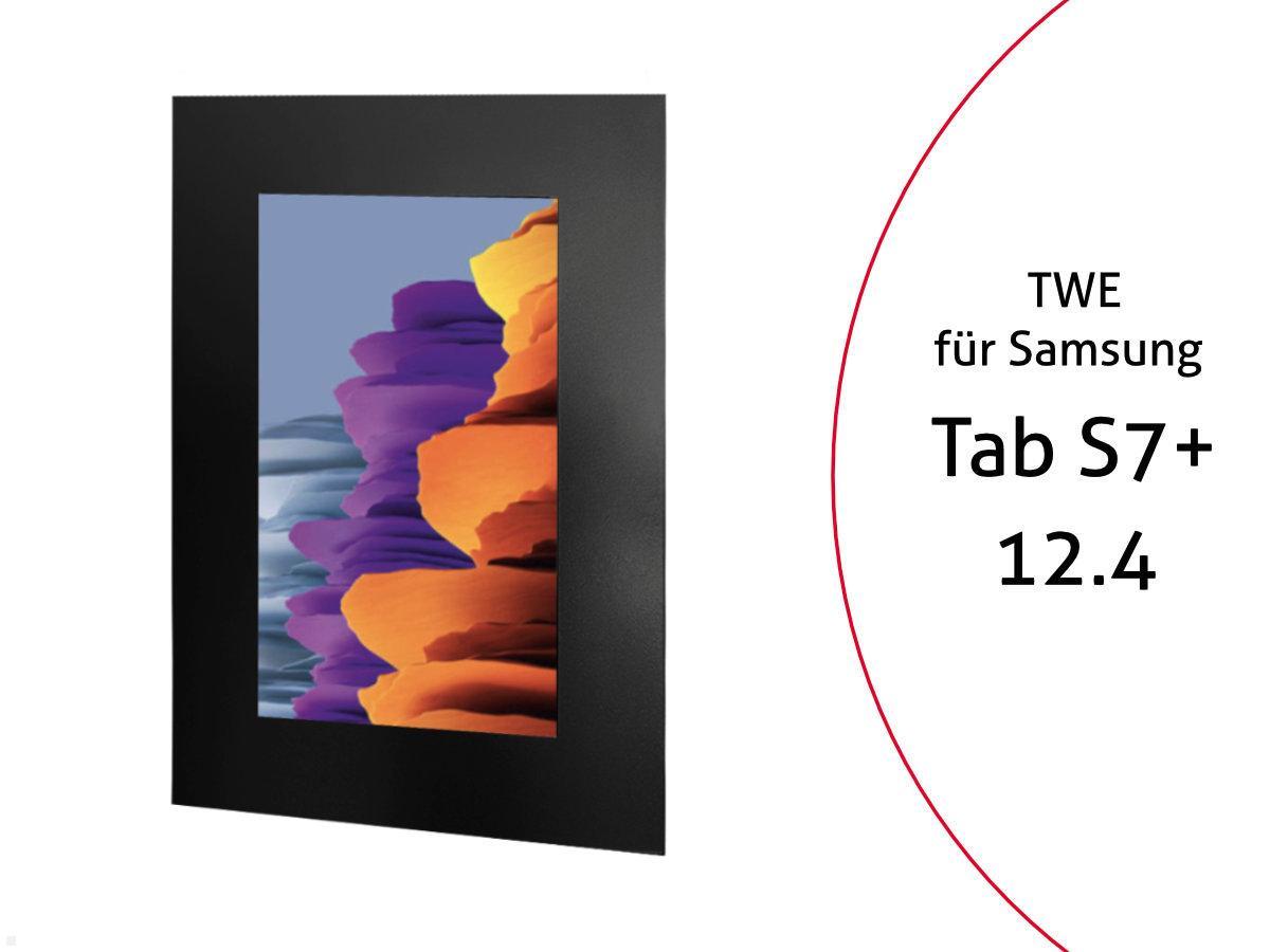 Tablet Wand Halterung Samsung Galaxy Tab S7+ 12.4, schwarz