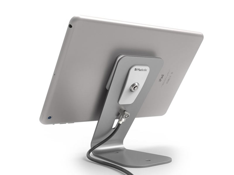 Compulocks Hovertab universal Tablet Halterung anschraubbar, DS, silber Querformat