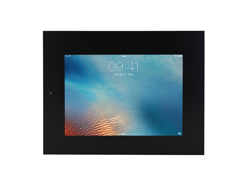 TabLines TWE046B Tablet Wandeinbau für Apple iPad Pro 9.7 - DS, schwarz quer