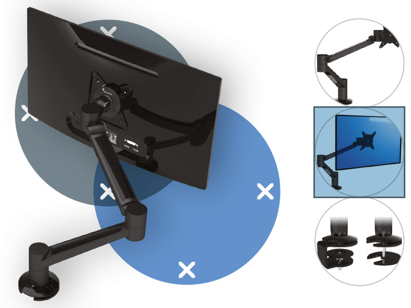 Dataflex Viewlite Plus Monitor Halterung 58.623 Features