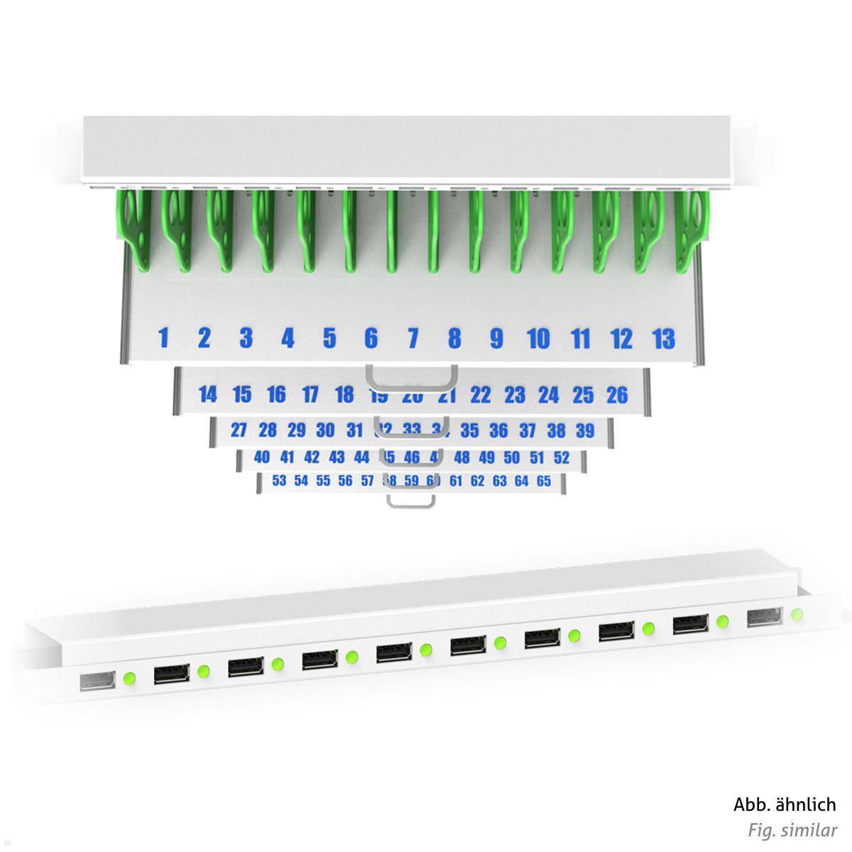 Good Connections ANTARES T40S Tablet Ladewagen Sync 40 Geräte, schwarz, nummerierte Slots, LEDs