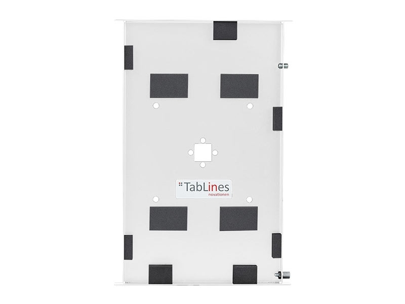 TabLines TSG059W Tablet Schutzgehäuse für Apple iPad Pro 12.9 (3./4. Gen.), weiß Gehäuserückseite