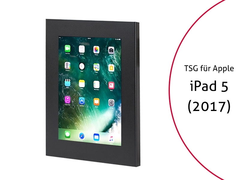 TabLines TSG041B Tablet Schutzgehäuse für Apple iPad 5 (2017), schwarz