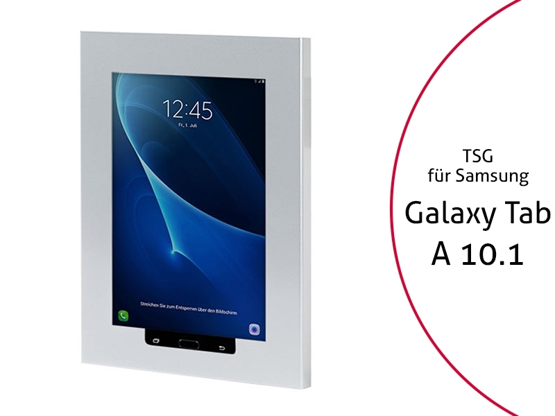 TabLines TSG051S Tablet Schutzgehäuse für Samsung Tab A 10.1, HB, silber