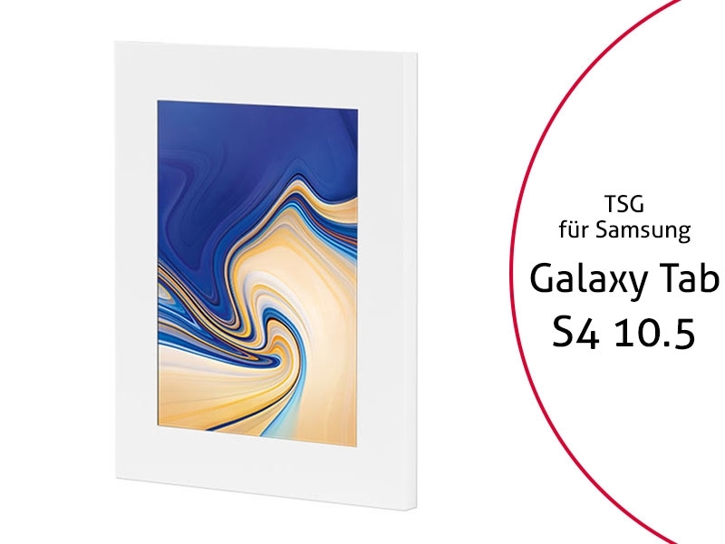 TabLines TSG056W Tablet Schutzgehäuse für Samsung Tab S4 10.5, weiß