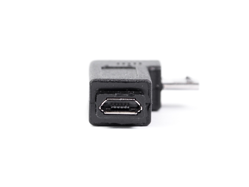 TabLines, USB Micro-B, Adapter, Winkel links, 90 Grad