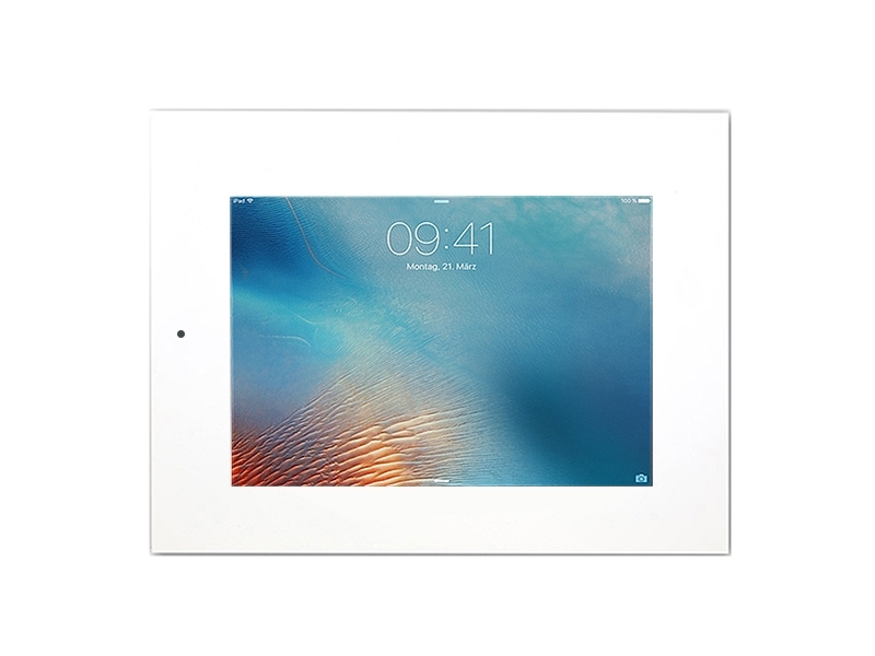 TabLines TWE046W Tablet Wandeinbau für Apple iPad Pro 9.7 - DS, weiß quer