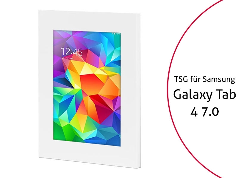 TabLines TSG017W Tablet Schutzgehäuse für Samsung Tab 4 7.0, weiß