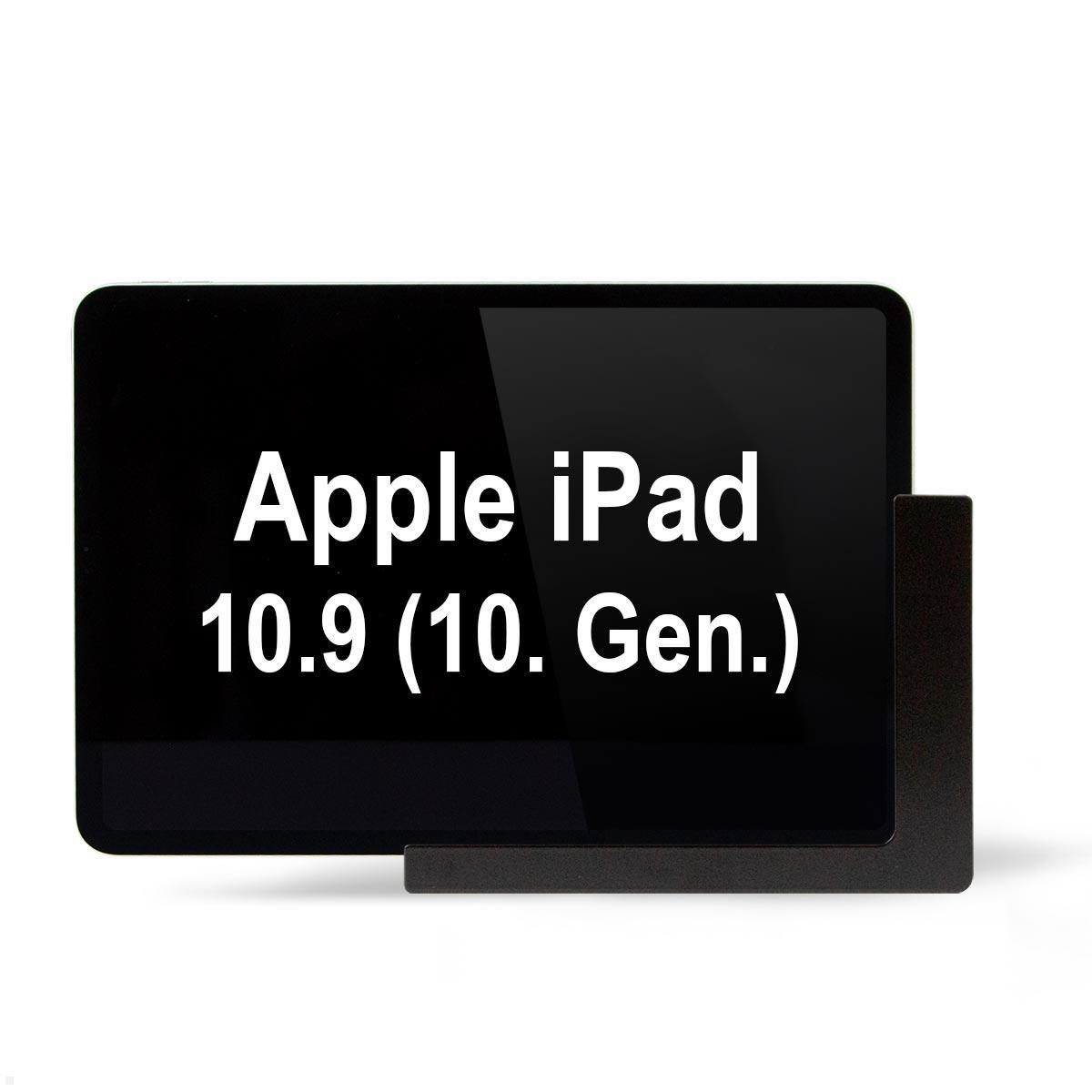 TabLines TWP027B Wandhalterung für Apple iPad 10.9 (10. Gen.), schwarz