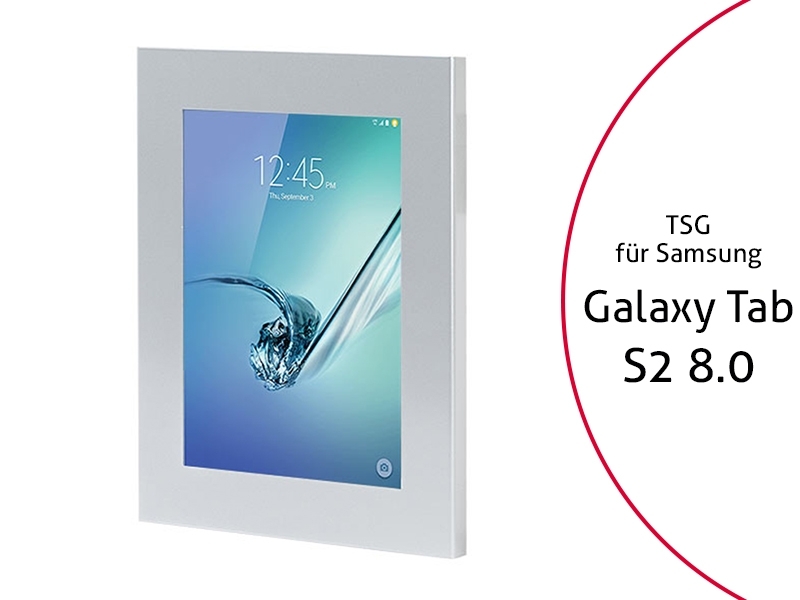 TabLines TSG022S Tablet Schutzgehäuse für Samsung Tab S2 8.0, silber