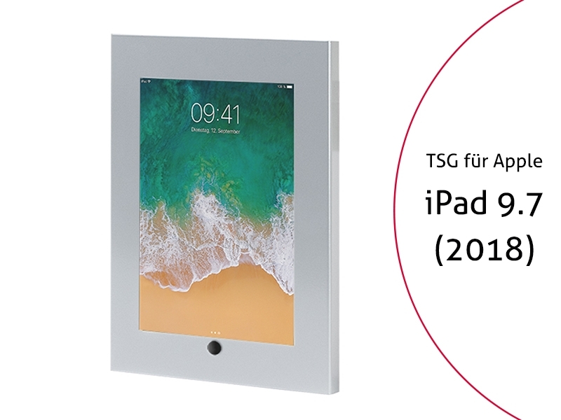 TabLines TSG055S Tablet Schutzgehäuse für Apple iPad 9.7 (2018), HB, silber