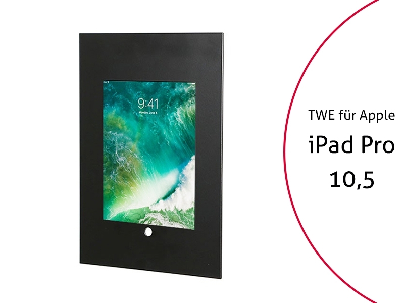 TabLines TWE058B Tablet Wandeinbau für Apple iPad Pro 10,5Zoll